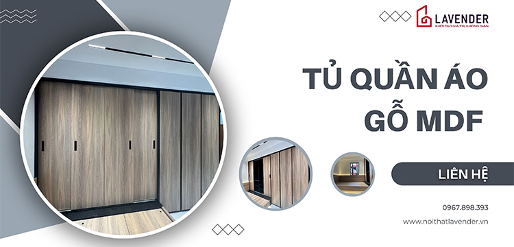 Tủ quần áo gỗ MDF chống ẩm: Giải pháp hoàn hảo cho không gian sống hiện đại