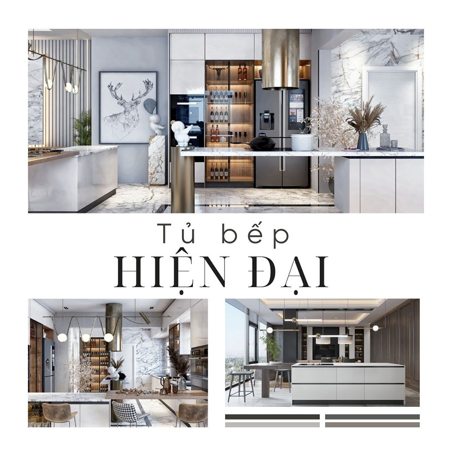 Thiết Kế Tủ Bếp Hiện Đại