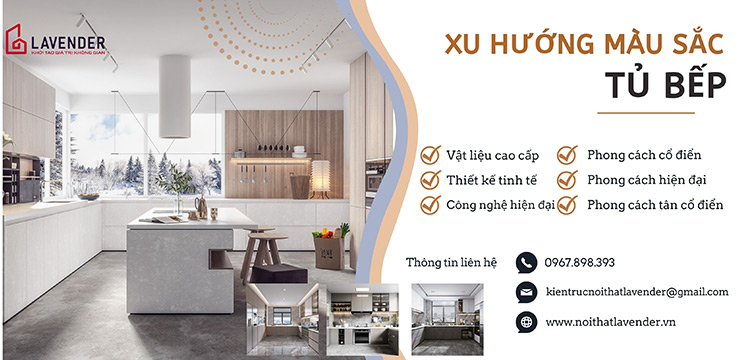 Xu Hướng Màu Sắc Trong Thiết Kế Tủ Bếp