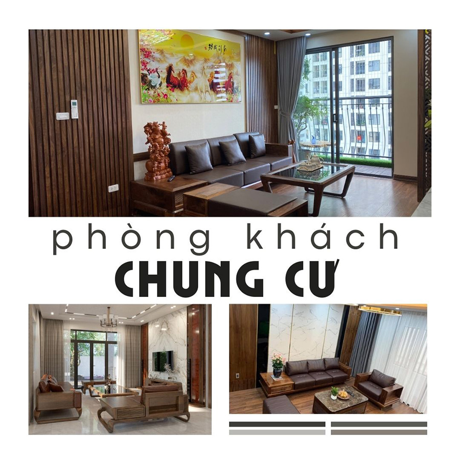 Nội thất phòng khách chung cư