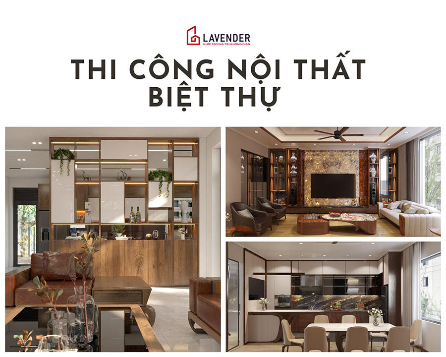 Thi công nội thất biệt thự