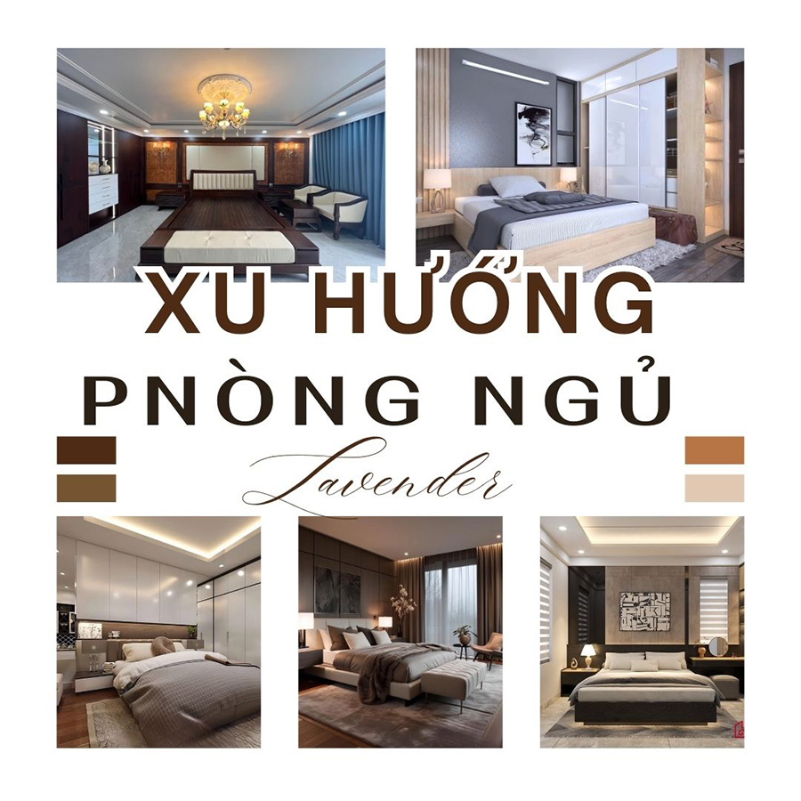 Xu hướng phòng ngủ -  Nội thất Lavender