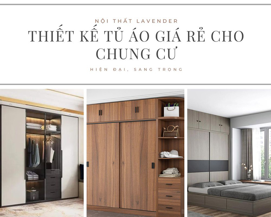 Thi công tủ áo giá rẻ cho chung cư